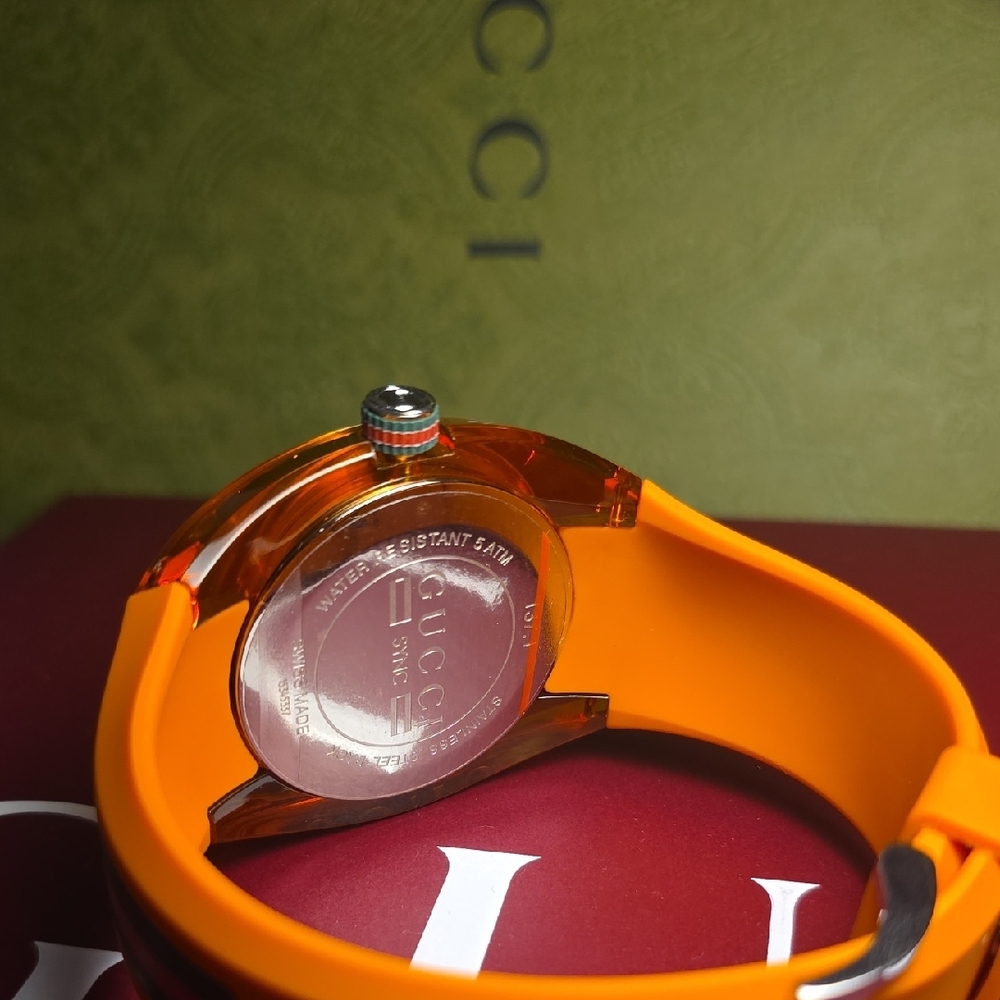 Gucci Men's Vibrant Orange Watch - Picture 2 of 8